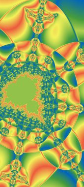 Soyut Bilgisayar Fraktal Tasarımı. Fraktal hiç bitmeyen bir desen. Fraktallar, farklı ölçeklerde kendine benzeyen sonsuz derecede karmaşık kalıplardır.