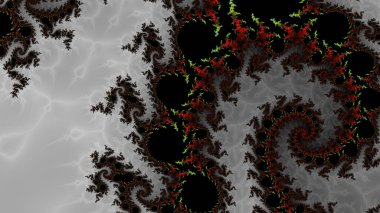 Soyut Bilgisayar Fraktal Tasarımı. Fraktal hiç bitmeyen bir desen. Fraktallar, farklı ölçeklerde kendine benzeyen sonsuz derecede karmaşık kalıplardır.