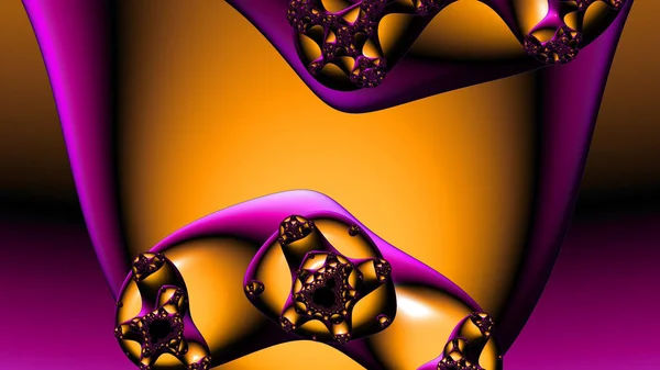 Abstract Computer Generated Fractal Design Fractal Never Ending Pattern Fractals — Stock Photo, Image