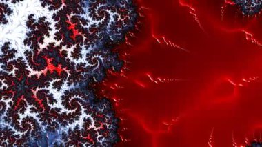 Soyut Bilgisayar Fraktal Tasarımı. Fraktal hiç bitmeyen bir desen. Fraktallar, farklı ölçeklerde kendine benzeyen sonsuz derecede karmaşık kalıplardır.