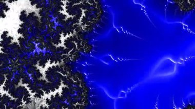 Soyut Bilgisayar Fraktal Tasarımı. Fraktal hiç bitmeyen bir desen. Fraktallar, farklı ölçeklerde kendine benzeyen sonsuz derecede karmaşık kalıplardır.