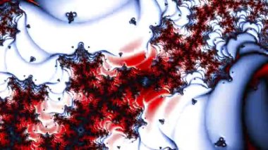 Soyut Bilgisayar Fraktal Tasarımı. Fraktal hiç bitmeyen bir desen. Fraktallar, farklı ölçeklerde kendine benzeyen sonsuz derecede karmaşık kalıplardır.