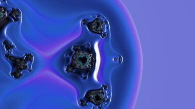 Soyut Bilgisayar Fraktal Tasarımı. Fraktal hiç bitmeyen bir desen. Fraktallar, farklı ölçeklerde kendine benzeyen sonsuz derecede karmaşık kalıplardır.