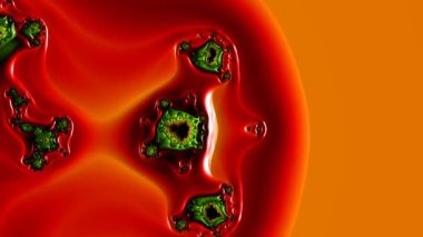 Soyut Bilgisayar Fraktal Tasarımı. Fraktal hiç bitmeyen bir desen. Fraktallar, farklı ölçeklerde kendine benzeyen sonsuz derecede karmaşık kalıplardır.