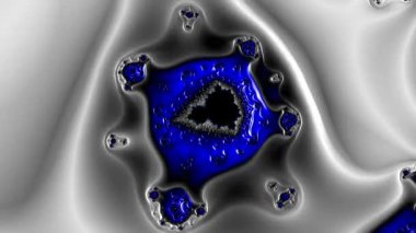 Soyut Bilgisayar Fraktal Tasarımı. Fraktal hiç bitmeyen bir desen. Fraktallar, farklı ölçeklerde kendine benzeyen sonsuz derecede karmaşık kalıplardır.