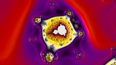 Soyut Bilgisayar Fraktal Tasarımı. Fraktal hiç bitmeyen bir desen. Fraktallar, farklı ölçeklerde kendine benzeyen sonsuz derecede karmaşık kalıplardır.