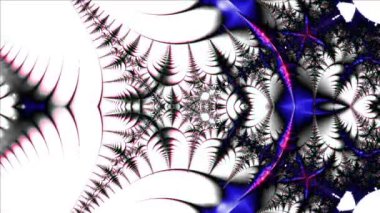 Soyut Bilgisayar Fraktal Tasarımı. Fraktal hiç bitmeyen bir desen. Fraktallar, farklı ölçeklerde kendine benzeyen sonsuz derecede karmaşık kalıplardır.