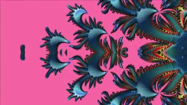 Soyut Bilgisayar Fraktal Tasarımı. Fraktal hiç bitmeyen bir desen. Fraktallar, farklı ölçeklerde kendine benzeyen sonsuz derecede karmaşık kalıplardır.