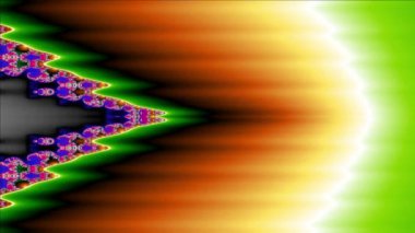 Soyut Bilgisayar Fraktal Tasarımı. Fraktal hiç bitmeyen bir desen. Fraktallar, farklı ölçeklerde kendine benzeyen sonsuz derecede karmaşık kalıplardır.