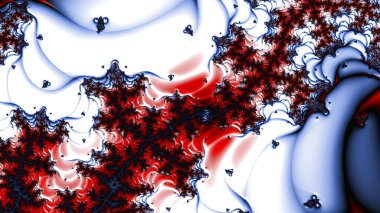 Soyut Bilgisayar Fraktal Tasarımı. Fraktal hiç bitmeyen bir desen. Fraktallar, farklı ölçeklerde kendine benzeyen sonsuz derecede karmaşık kalıplardır.