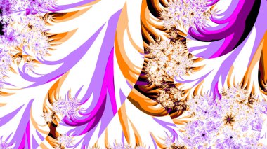 Soyut Bilgisayar Fraktal Tasarımı. Fraktal hiç bitmeyen bir desen. Fraktallar, farklı ölçeklerde kendine benzeyen sonsuz derecede karmaşık kalıplardır.