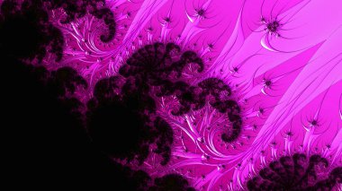 Soyut Bilgisayar Fraktal Tasarımı. Fraktal hiç bitmeyen bir desen. Fraktallar, farklı ölçeklerde kendine benzeyen sonsuz derecede karmaşık kalıplardır.