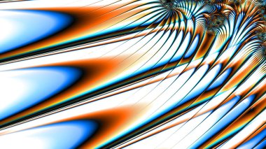 Soyut Bilgisayar Fraktal Tasarımı. Fraktal hiç bitmeyen bir desen. Fraktallar, farklı ölçeklerde kendine benzeyen sonsuz derecede karmaşık kalıplardır.