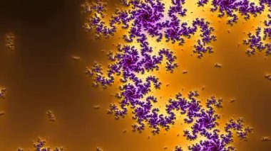 Soyut Bilgisayar Fraktal Tasarımı. Fraktal hiç bitmeyen bir desen. Fraktallar, farklı ölçeklerde kendine benzeyen sonsuz derecede karmaşık kalıplardır.