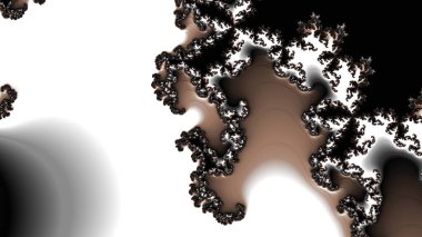 Soyut Bilgisayar Fraktal Tasarımı. Fraktal hiç bitmeyen bir desen. Fraktallar, farklı ölçeklerde kendine benzeyen sonsuz derecede karmaşık kalıplardır.