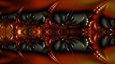 Soyut Bilgisayar Fraktal Tasarımı. Fraktal hiç bitmeyen bir desen. Fraktallar, farklı ölçeklerde kendine benzeyen sonsuz derecede karmaşık kalıplardır.