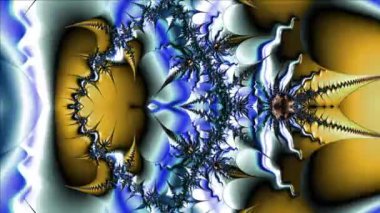 Soyut Bilgisayar Fraktal Tasarımı. Fraktal hiç bitmeyen bir desen. Fraktallar, farklı ölçeklerde kendine benzeyen sonsuz derecede karmaşık kalıplardır.