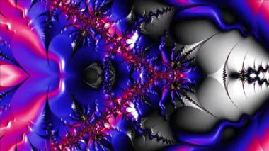 Soyut Bilgisayar Fraktal Tasarımı. Fraktal hiç bitmeyen bir desen. Fraktallar, farklı ölçeklerde kendine benzeyen sonsuz derecede karmaşık kalıplardır.