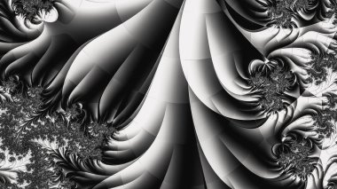 Soyut Bilgisayar Fraktal Tasarımı. Fraktal hiç bitmeyen bir desen. Fraktallar, farklı ölçeklerde kendine benzeyen sonsuz derecede karmaşık kalıplardır.