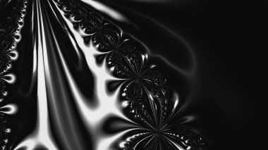 Soyut Bilgisayar Fraktal Tasarımı. Fraktal hiç bitmeyen bir desen. Fraktallar, farklı ölçeklerde kendine benzeyen sonsuz derecede karmaşık kalıplardır.