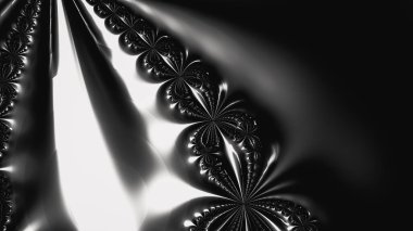 Soyut Bilgisayar Fraktal Tasarımı. Fraktal hiç bitmeyen bir desen. Fraktallar, farklı ölçeklerde kendine benzeyen sonsuz derecede karmaşık kalıplardır.