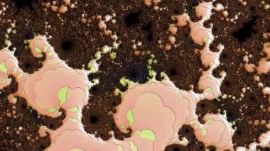 Soyut Bilgisayar Fraktal Tasarımı. Fraktal hiç bitmeyen bir desen. Fraktallar, farklı ölçeklerde kendine benzeyen sonsuz derecede karmaşık kalıplardır.