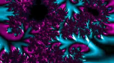 Soyut Bilgisayar Fraktal Tasarımı. Fraktal hiç bitmeyen bir desen. Fraktallar, farklı ölçeklerde kendine benzeyen sonsuz derecede karmaşık kalıplardır.