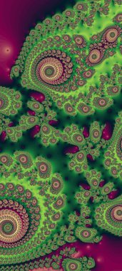 Soyut Bilgisayar Fraktal Tasarımı. Fraktal hiç bitmeyen bir desen. Fraktallar, farklı ölçeklerde kendine benzeyen sonsuz derecede karmaşık kalıplardır.