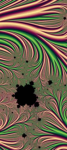 Abstract Computer Generated Fractal Design Fractal Never Ending Pattern Fractals — Stock Photo, Image