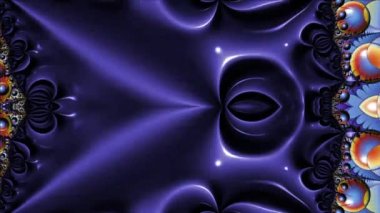 Soyut Bilgisayar Fraktal Tasarımı. Fraktal hiç bitmeyen bir desen. Fraktallar, farklı ölçeklerde kendine benzeyen sonsuz derecede karmaşık kalıplardır.