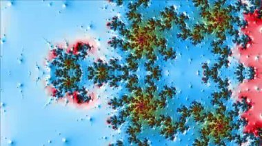 Soyut Bilgisayar Fraktal Tasarımı. Fraktal hiç bitmeyen bir desen. Fraktallar, farklı ölçeklerde kendine benzeyen sonsuz derecede karmaşık kalıplardır.