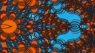 Soyut Bilgisayar Fraktal Tasarımı. Fraktal hiç bitmeyen bir desen. Fraktallar, farklı ölçeklerde kendine benzeyen sonsuz derecede karmaşık kalıplardır.