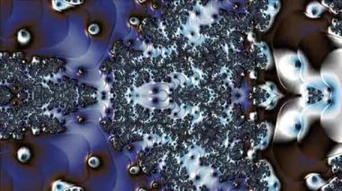 Soyut Bilgisayar Fraktal Tasarımı. Fraktal hiç bitmeyen bir desen. Fraktallar, farklı ölçeklerde kendine benzeyen sonsuz derecede karmaşık kalıplardır.