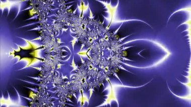 Soyut Bilgisayar Fraktal Tasarımı. Fraktal hiç bitmeyen bir desen. Fraktallar, farklı ölçeklerde kendine benzeyen sonsuz derecede karmaşık kalıplardır.