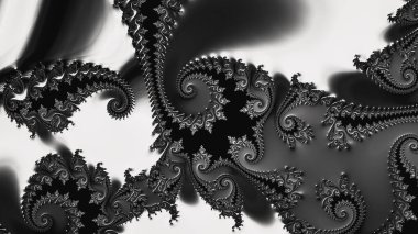 Soyut Bilgisayar Fraktal Tasarımı. Fraktal hiç bitmeyen bir desen. Fraktallar, farklı ölçeklerde kendine benzeyen sonsuz derecede karmaşık kalıplardır.