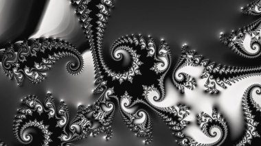 Soyut Bilgisayar Fraktal Tasarımı. Fraktal hiç bitmeyen bir desen. Fraktallar, farklı ölçeklerde kendine benzeyen sonsuz derecede karmaşık kalıplardır.