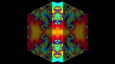 Soyut Bilgisayar Fraktal Tasarımı. Fraktal hiç bitmeyen bir desen. Fraktallar, farklı ölçeklerde kendine benzeyen sonsuz derecede karmaşık kalıplardır.