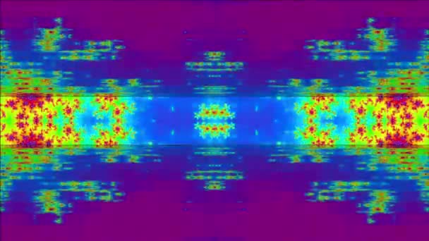 Computer Astratto Generato Disegno Frattale Frattale Uno Schema Senza Fine — Video Stock