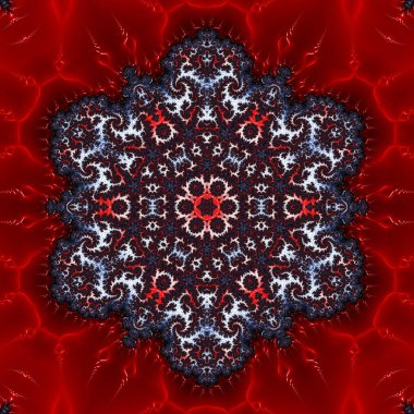 Soyut Bilgisayar Fraktal Tasarımı. Fraktal hiç bitmeyen bir desen. Fraktallar, farklı ölçeklerde kendine benzeyen sonsuz derecede karmaşık kalıplardır.