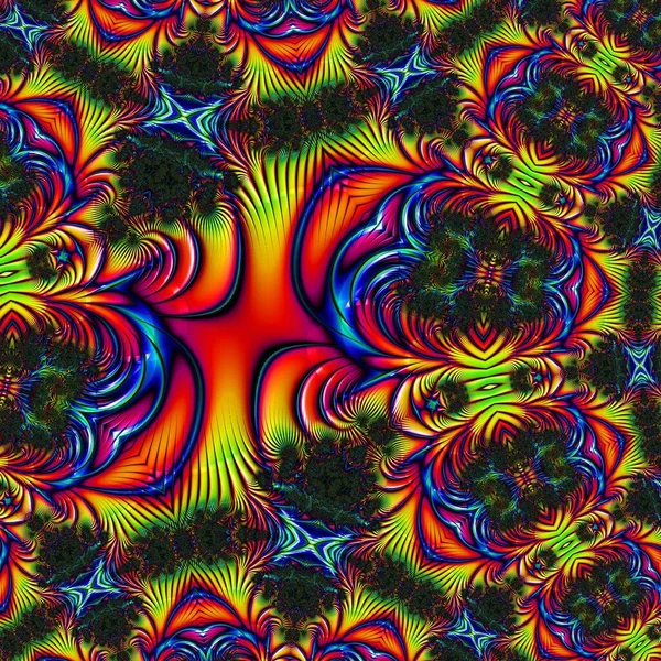 Αφηρημένος Υπολογιστής Που Δημιουργείται Fractal Σχεδιασμός Φράκταλ Είναι Ένα Ατέρμονο — Φωτογραφία Αρχείου