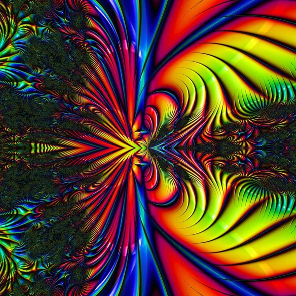 Αφηρημένος Υπολογιστής Που Δημιουργείται Fractal Σχεδιασμός Φράκταλ Είναι Ένα Ατέρμονο — Φωτογραφία Αρχείου