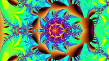 Soyut Bilgisayar Fraktal Tasarımı. Fraktal hiç bitmeyen bir desen. Fraktallar, farklı ölçeklerde kendine benzeyen sonsuz derecede karmaşık kalıplardır.