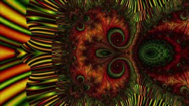 Soyut Bilgisayar Fraktal Tasarımı. Fraktal hiç bitmeyen bir desen. Fraktallar, farklı ölçeklerde kendine benzeyen sonsuz derecede karmaşık kalıplardır.