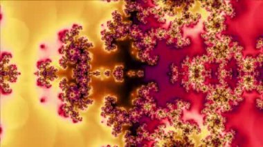 Soyut Bilgisayar Fraktal Tasarımı. Fraktal hiç bitmeyen bir desen. Fraktallar, farklı ölçeklerde kendine benzeyen sonsuz derecede karmaşık kalıplardır.