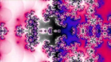 Soyut Bilgisayar Fraktal Tasarımı. Fraktal hiç bitmeyen bir desen. Fraktallar, farklı ölçeklerde kendine benzeyen sonsuz derecede karmaşık kalıplardır.