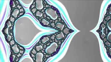 Soyut Bilgisayar Fraktal Tasarımı. Fraktal hiç bitmeyen bir desen. Fraktallar, farklı ölçeklerde kendine benzeyen sonsuz derecede karmaşık kalıplardır.