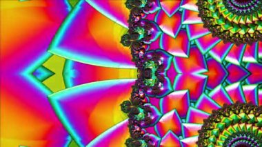 Soyut Bilgisayar Fraktal Tasarımı. Fraktal hiç bitmeyen bir desen. Fraktallar, farklı ölçeklerde kendine benzeyen sonsuz derecede karmaşık kalıplardır.