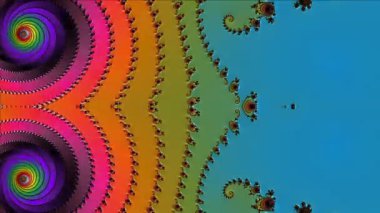 Soyut Bilgisayar Fraktal Tasarımı. Fraktal hiç bitmeyen bir desen. Fraktallar, farklı ölçeklerde kendine benzeyen sonsuz derecede karmaşık kalıplardır.