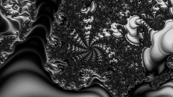 Abstrakt Dator Genererade Fractal Design Fraktal Ett Oändligt Mönster Fractals — Stockfoto