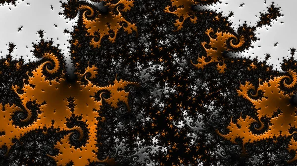 Soyut Bilgisayar Fraktal Tasarımı. Fraktal hiç bitmeyen bir desen. Fraktallar, farklı ölçeklerde kendine benzeyen sonsuz derecede karmaşık kalıplardır.